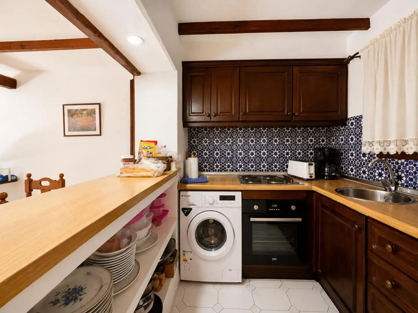 Cocina de Apartamento en venta en Madrid