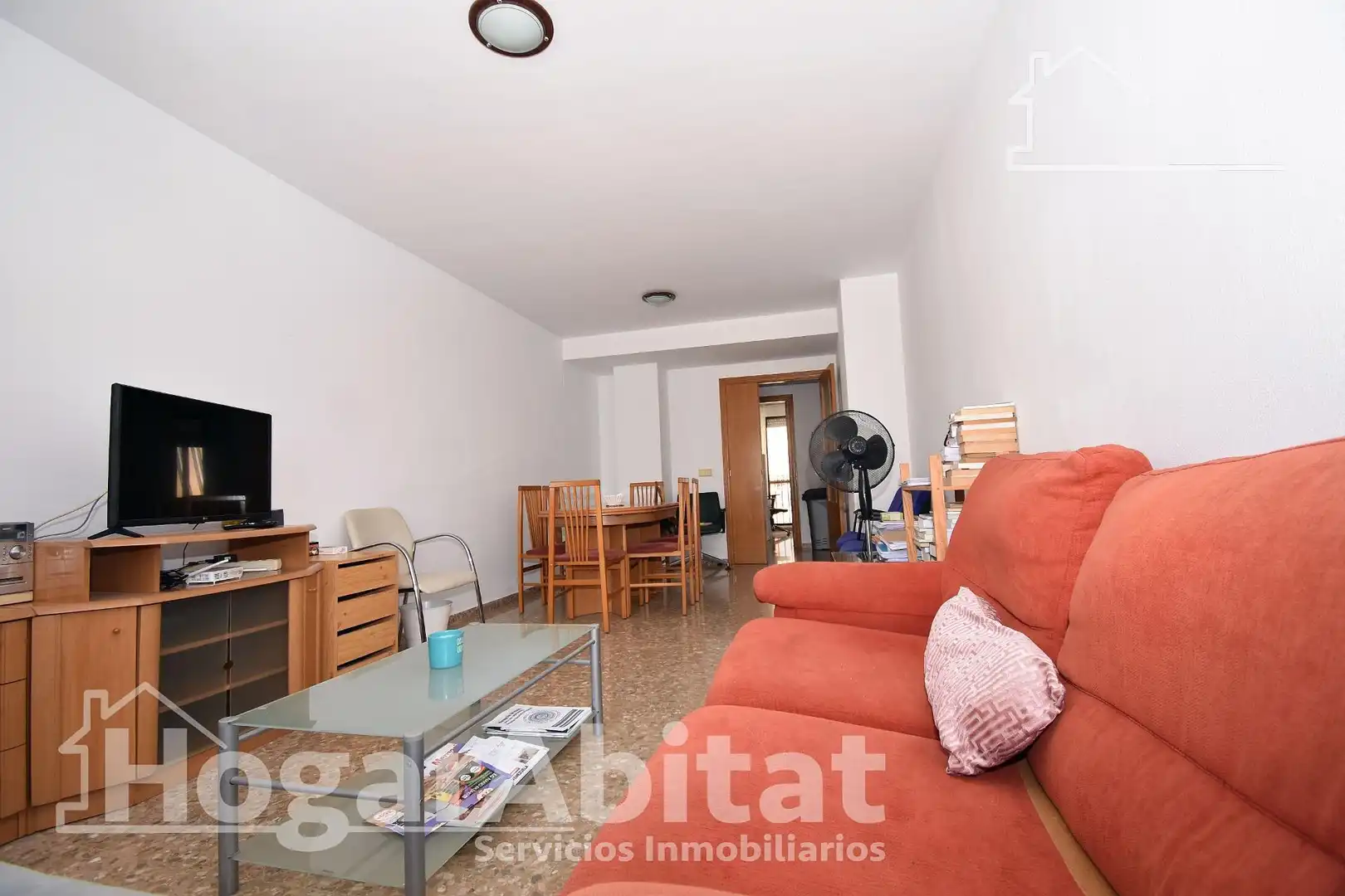 Living room of Flat for sale in Moncada  with Air Conditioner, Storage room and Balcony