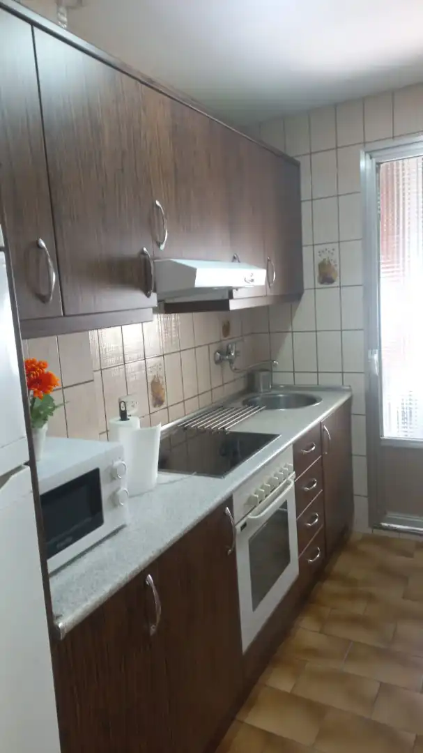 Kitchen of Flat for rent in Zaragoza  with Heating, Parquet flooring and Furnished