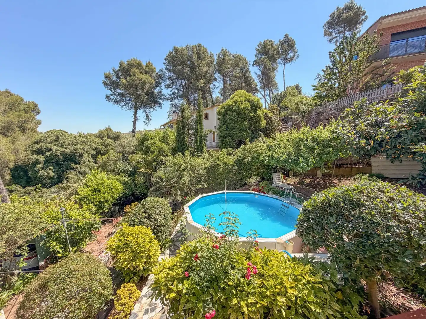 Jardí de Casa o xalet en venda en Castellví de Rosanes amb Aire condicionat, Calefacció i Jardí privat