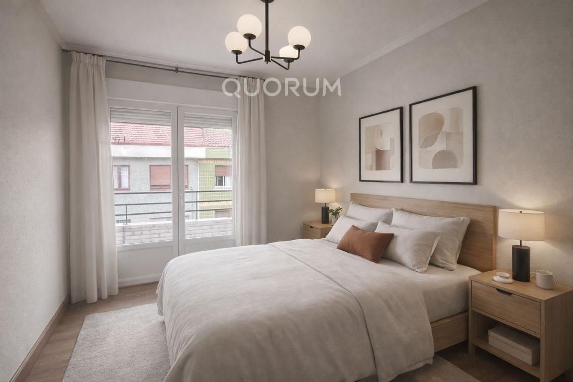 Bedroom of Flat for sale in Basauri   with Heating, Terrace and Furnished
