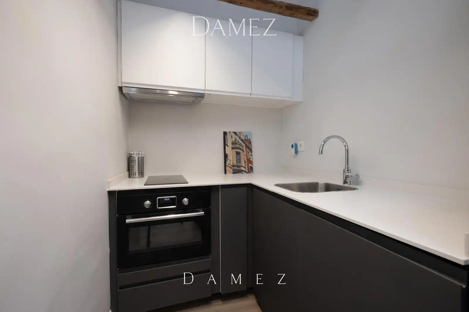 Cocina de Piso de alquiler en Madrid con Aire acondicionado, Calefacción y Amueblado