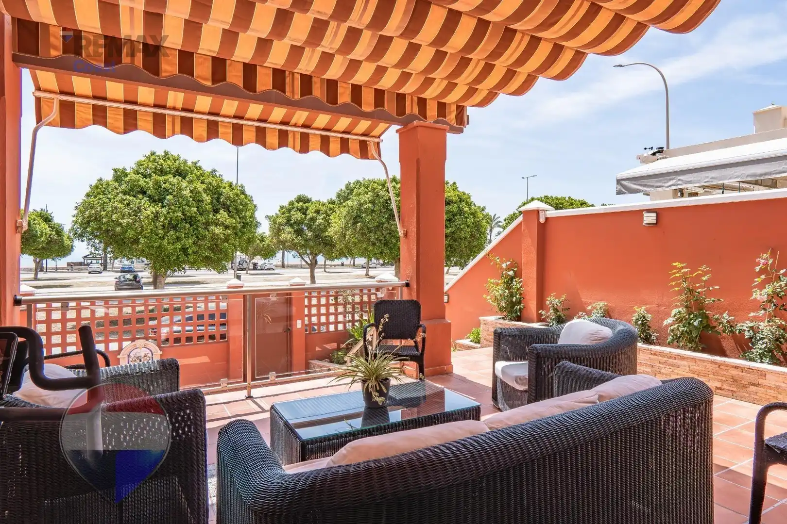 Terrasse von Einfamilien-Reihenhaus zum Verkauf in Torremolinos mit Klimaanlage, Heizung und Terrasse
