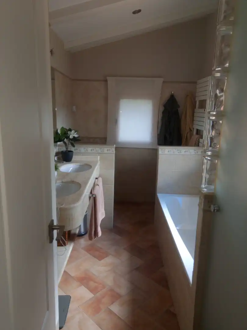 Bany de Casa o xalet en venda en Tibi amb Aire condicionat, Jardí privat i Parquet