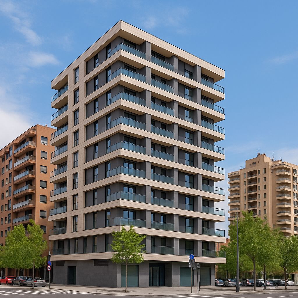 Exterior view of Flat to rent in  Valencia Capital  with Air Conditioner, Heating and Storage room