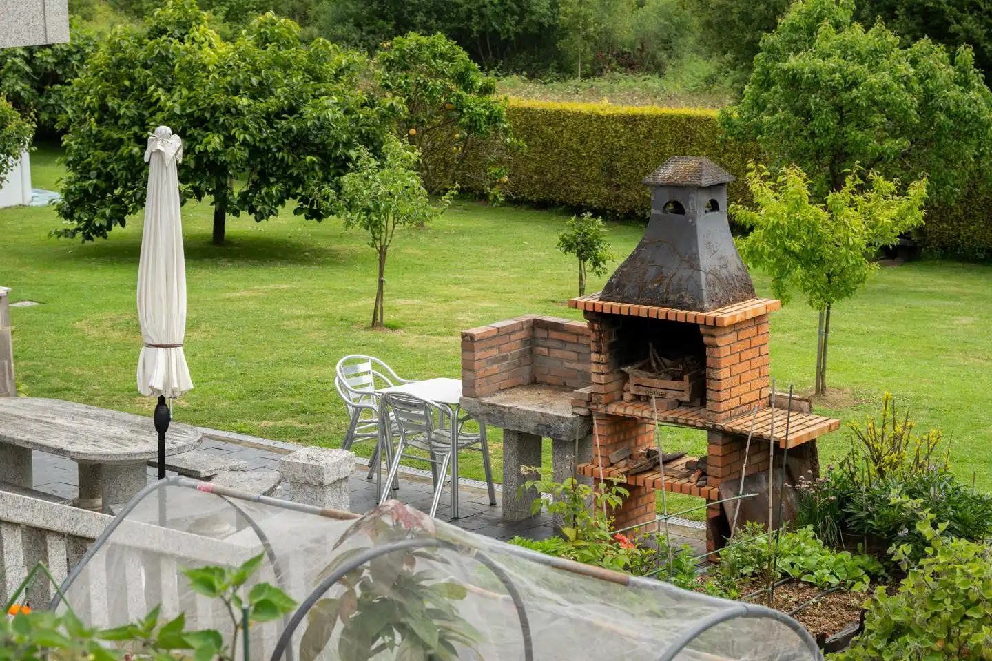 Garden of Houses for sale in Bergondo  with Heating, Private garden and Swimming Pool