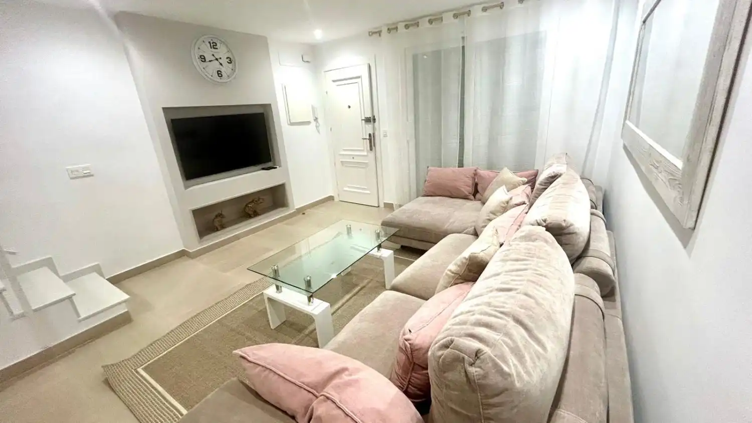 Sala d'estar de Dúplex de lloguer en Águilas amb Aire condicionat i Terrassa