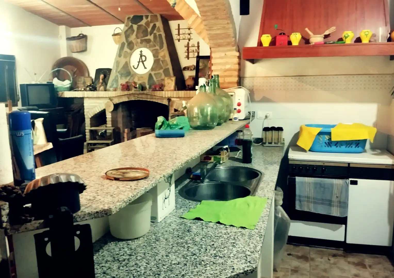 Cocina de Finca rústica en venta en La Palma del Condado con Jardín privado, Terraza y Trastero