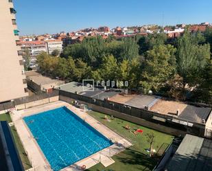 Swimming pool of Flat for sale in  Madrid Capital  with Air Conditioner, Heating and Parquet flooring