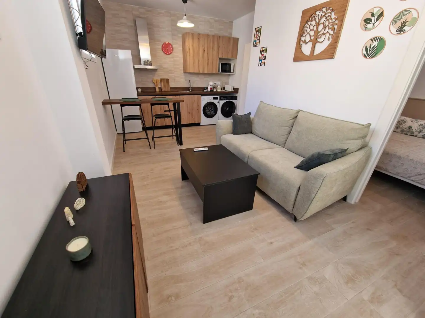 Wohnzimmer von Erdgeschoss zur Miete in Águilas mit Klimaanlage, Möbliert und Alarm