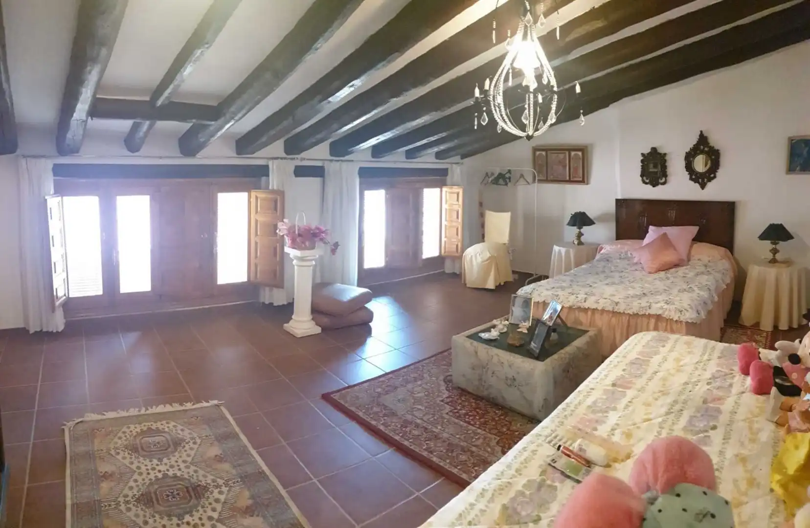 Sala d'estar de Finca rústica en venda en Ariza amb Calefacció i Traster