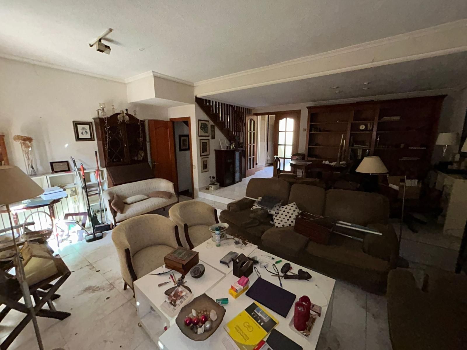 Sala d'estar de Casa o xalet en venda en Guadalajara Capital amb Calefacció, Piscina i Balcó