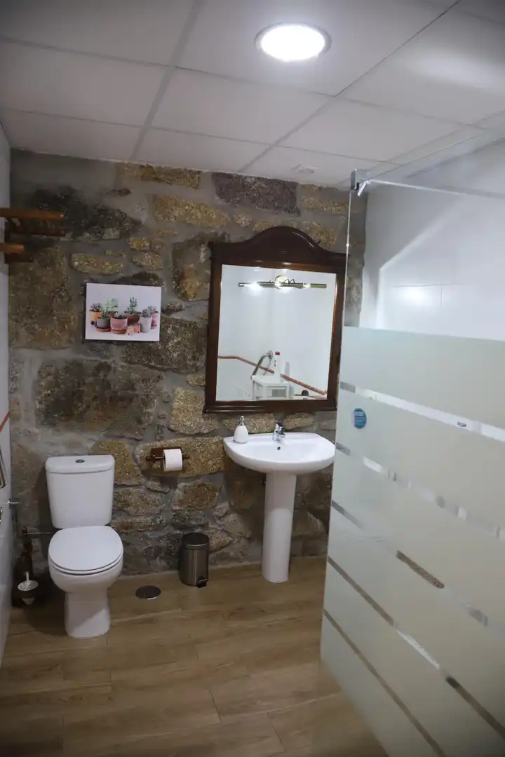 Baño de Casa o chalet en venta en Portas con Jardín privado, Terraza y Trastero
