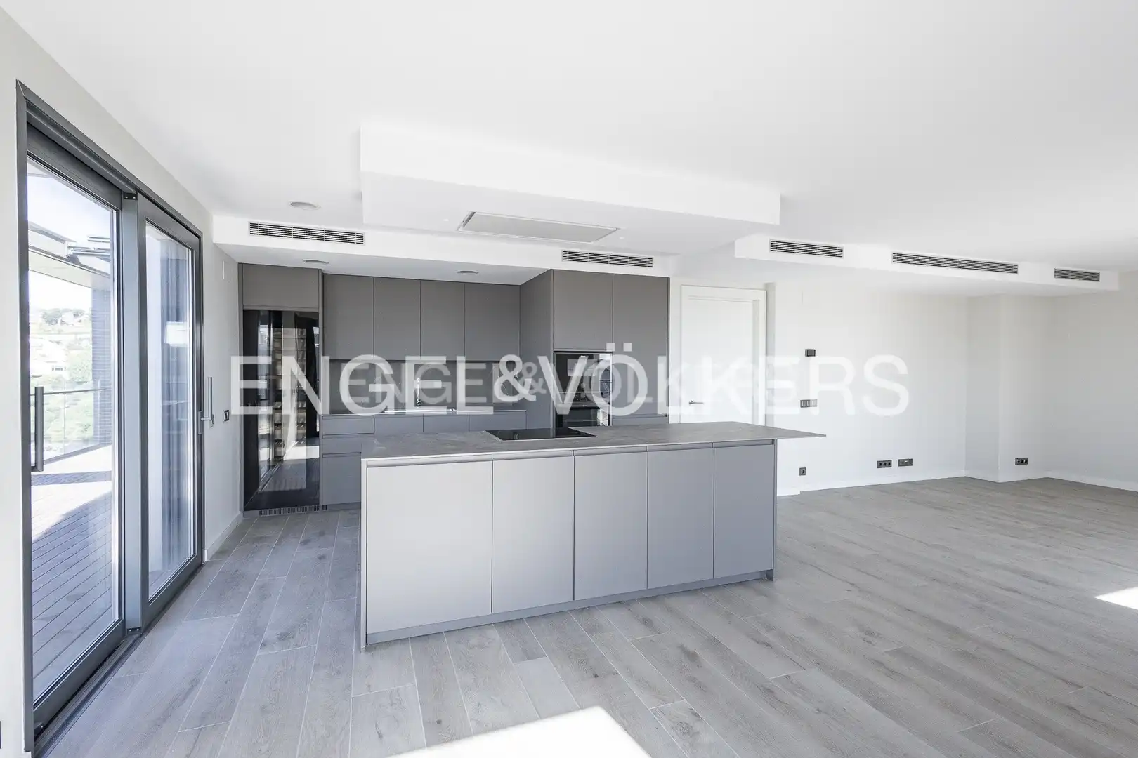 Cocina de Ático en venta en Esplugues de Llobregat con Aire acondicionado, Calefacción y Terraza
