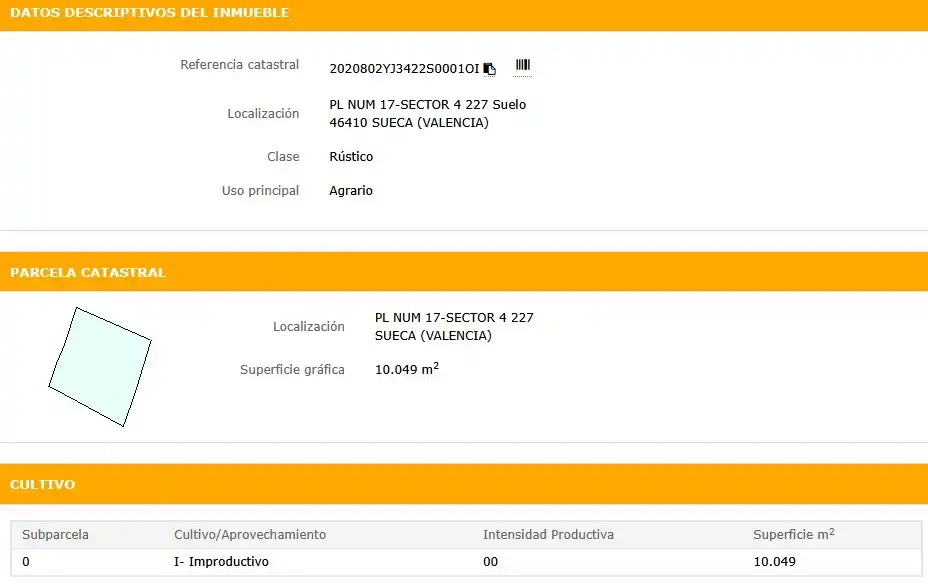 Residential land for sale in Polígono Número 17 88, imagen 3