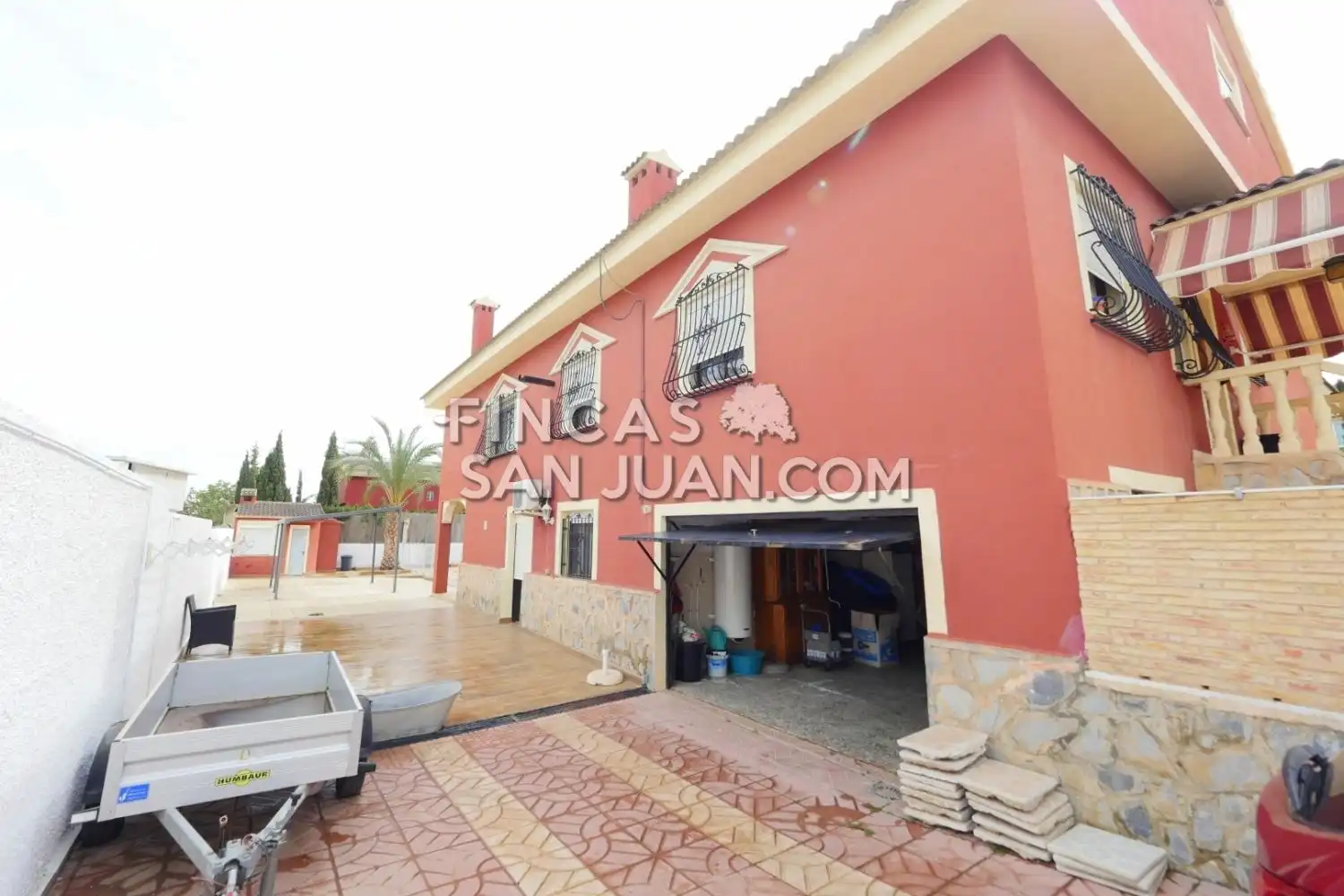 Vista exterior de Casa o chalet en venta en Mutxamel con Terraza, Piscina y Balcón