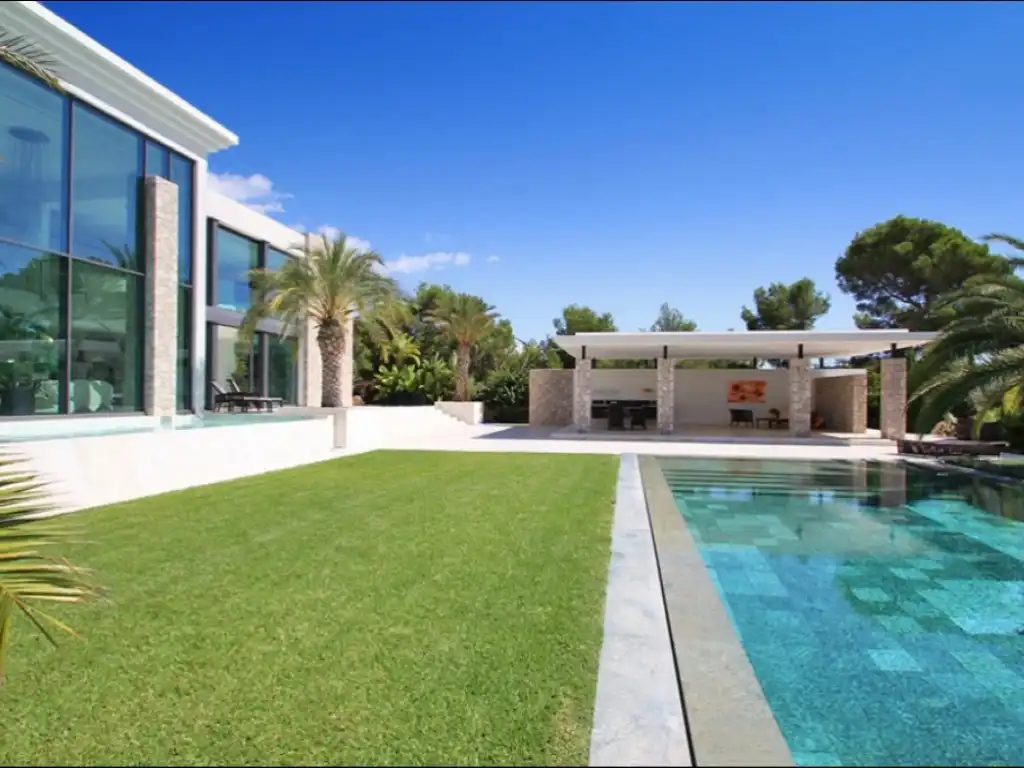 Garden of Houses for rent in Calvià  with Air Conditioner, Private garden and Swimming Pool