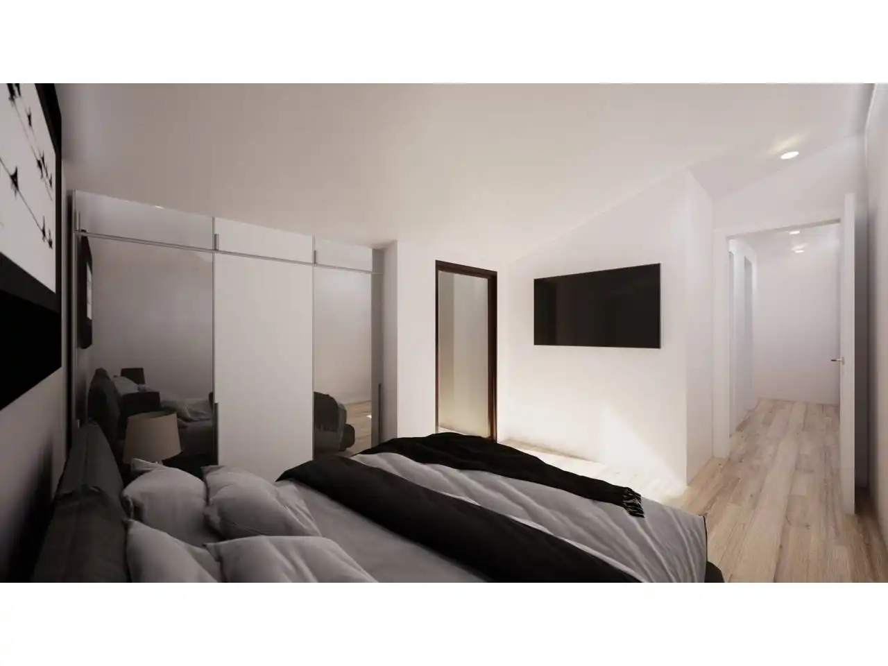 Schlafzimmer von Maisonette zum Verkauf in Terrassa mit Klimaanlage, Heizung und Parkett