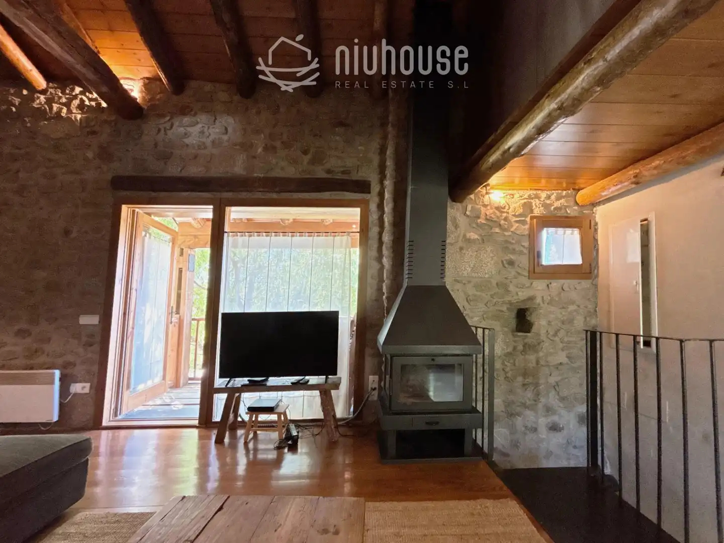 Sala de estar de Casa adosada en venta en Dorres