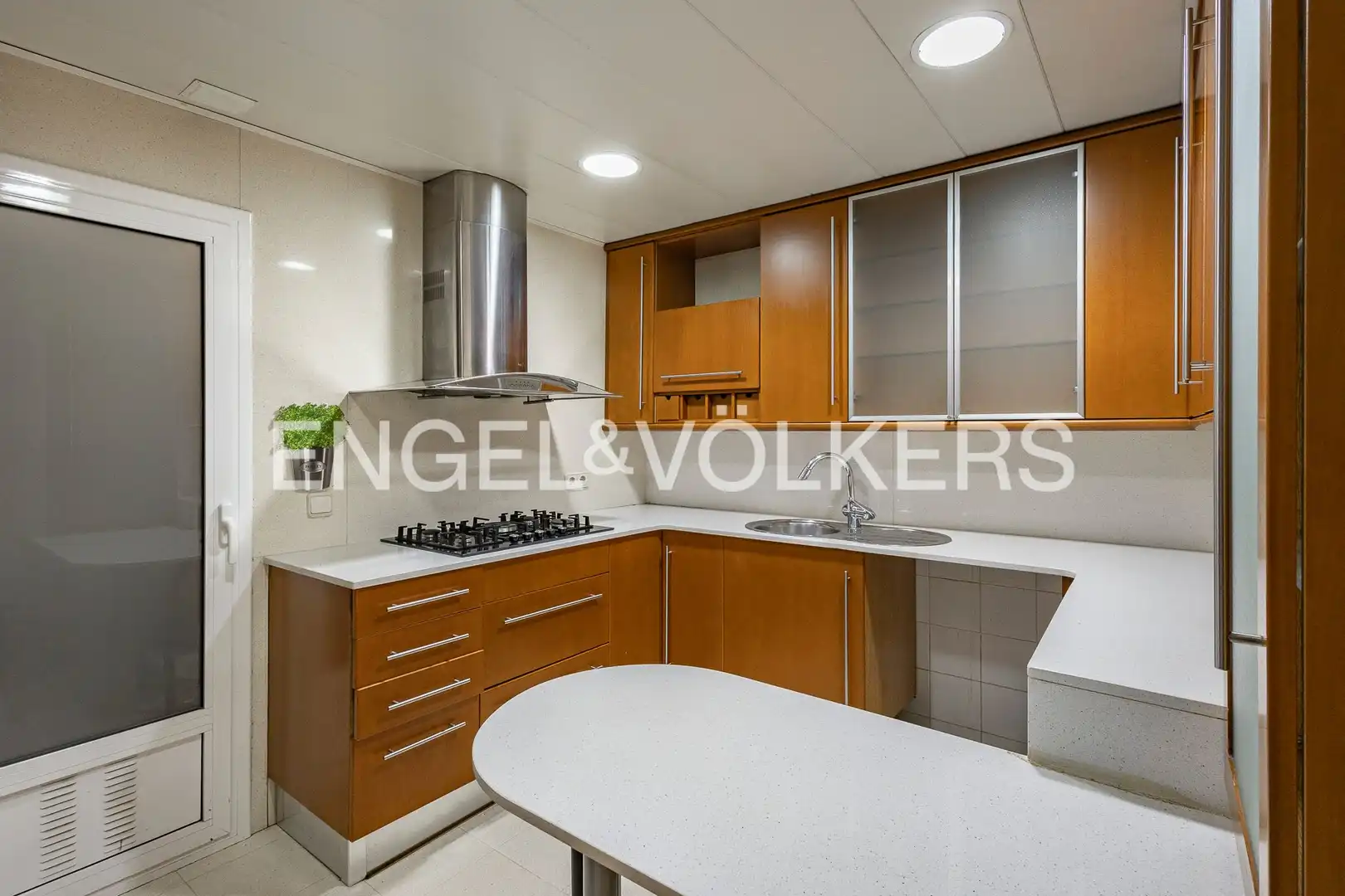 Küche von Wohnung zur Miete in Barcelona mit Klimaanlage, Heizung und Terrasse