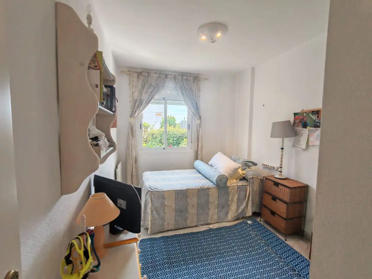 Bedroom of Apartments for rent in Marbella  with Air Conditioner, Private garden and Furnished