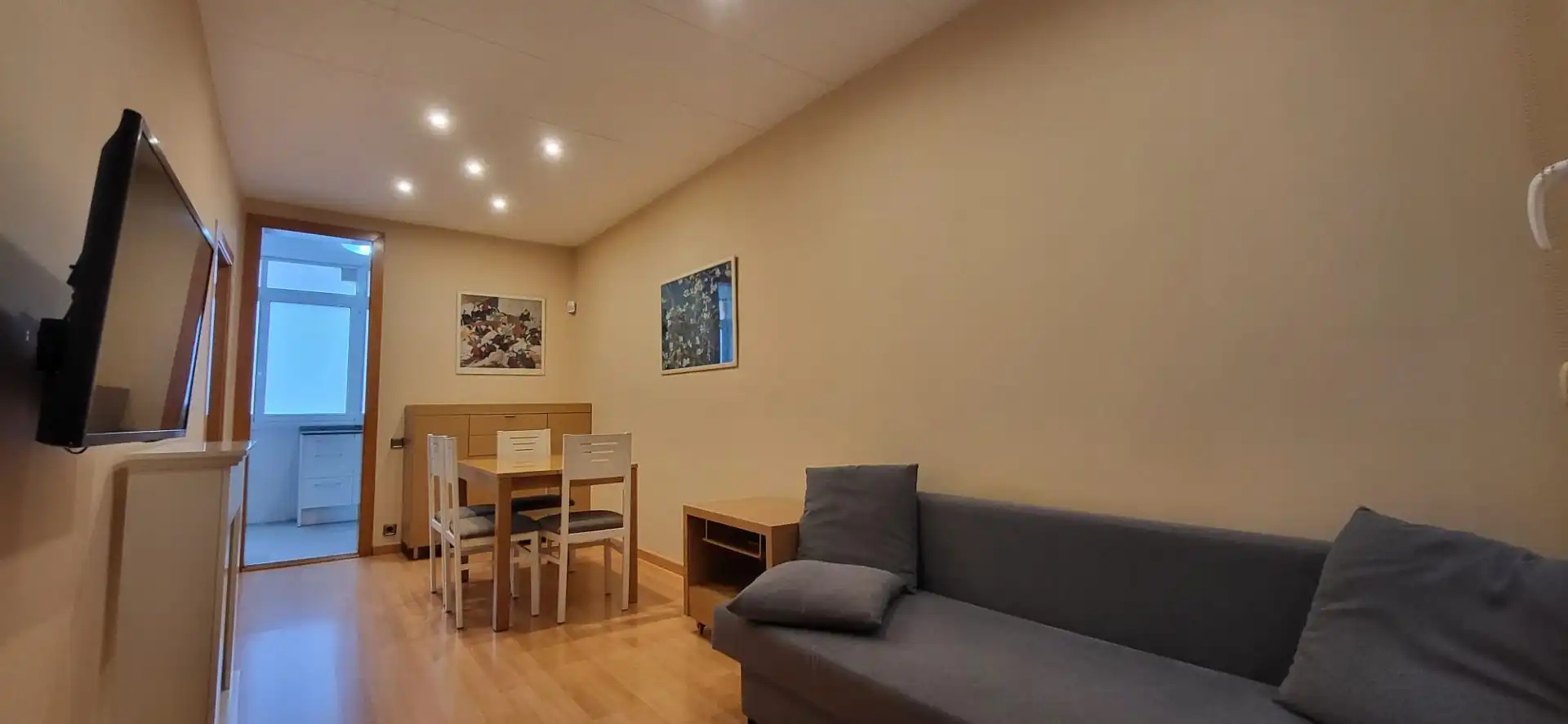 Sala de estar de Piso en venta en Barcelona con Aire acondicionado