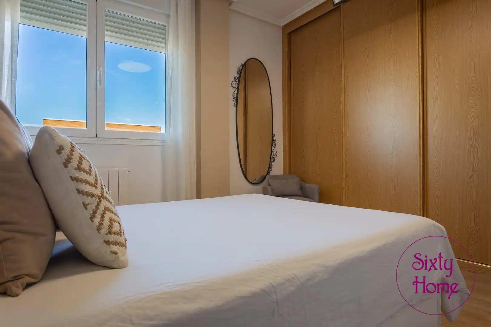 Bedroom of Flat for sale in Zaragoza  with Air Conditioner, Heating and Terrace