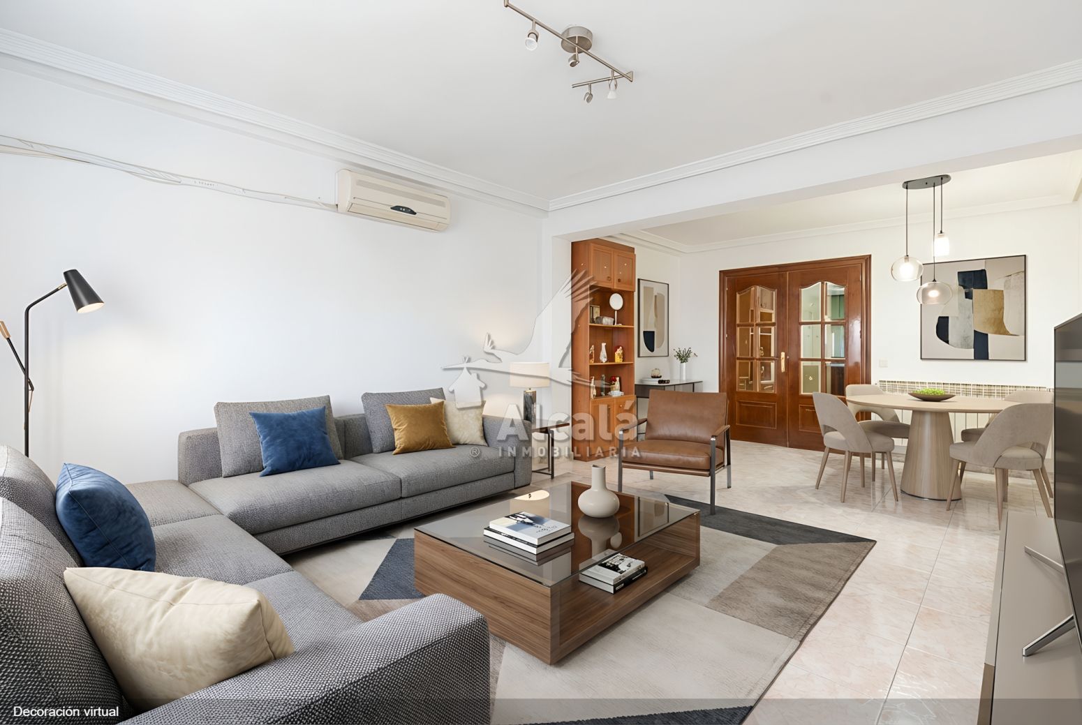 Living room of Flat for sale in Loeches  with Air Conditioner, Heating and Terrace