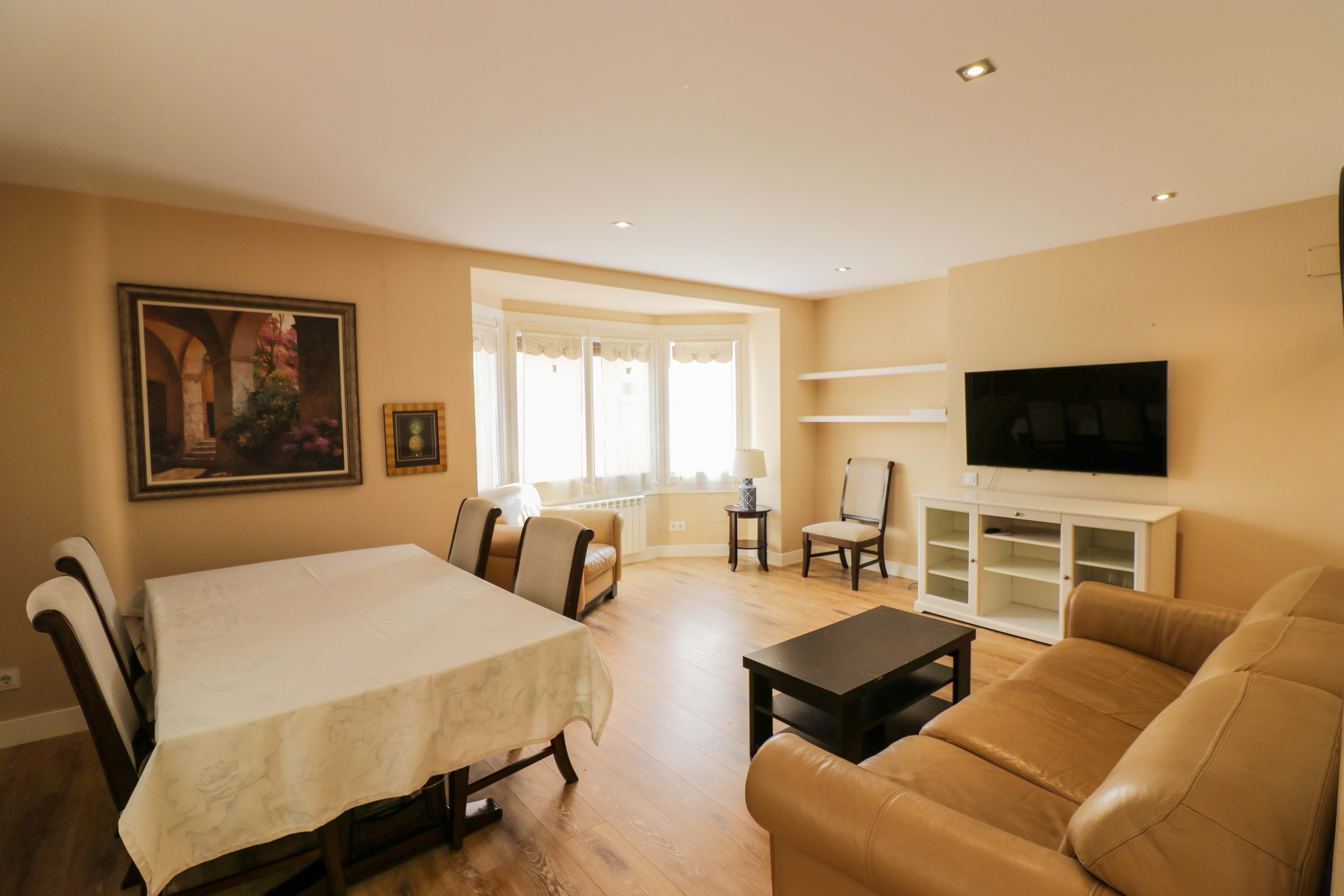 Living room of Flat for sale in Sant Andreu de Llavaneres  with Air Conditioner, Heating and Terrace