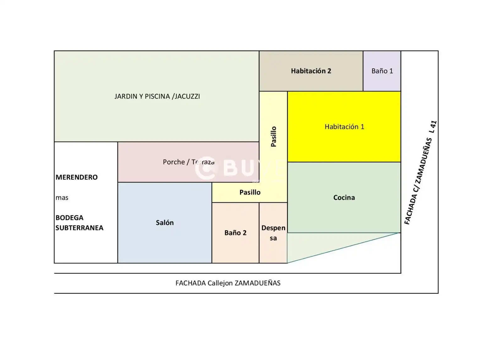 Casa o chalet en venta en LA 41 A ZAMADUEÑAS, La Overuela