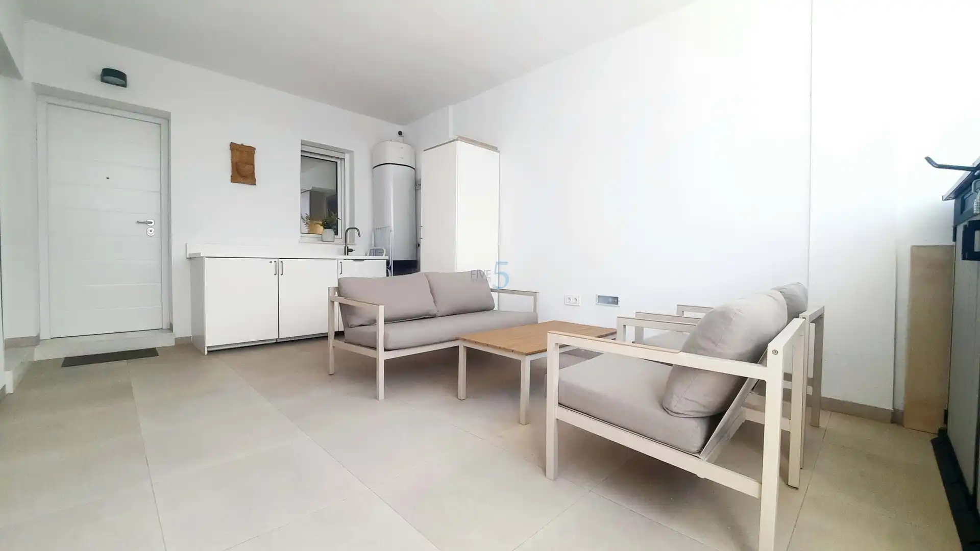 Sala de estar de Piso en venta en Pilar de la Horadada con Aire acondicionado, Terraza y Piscina