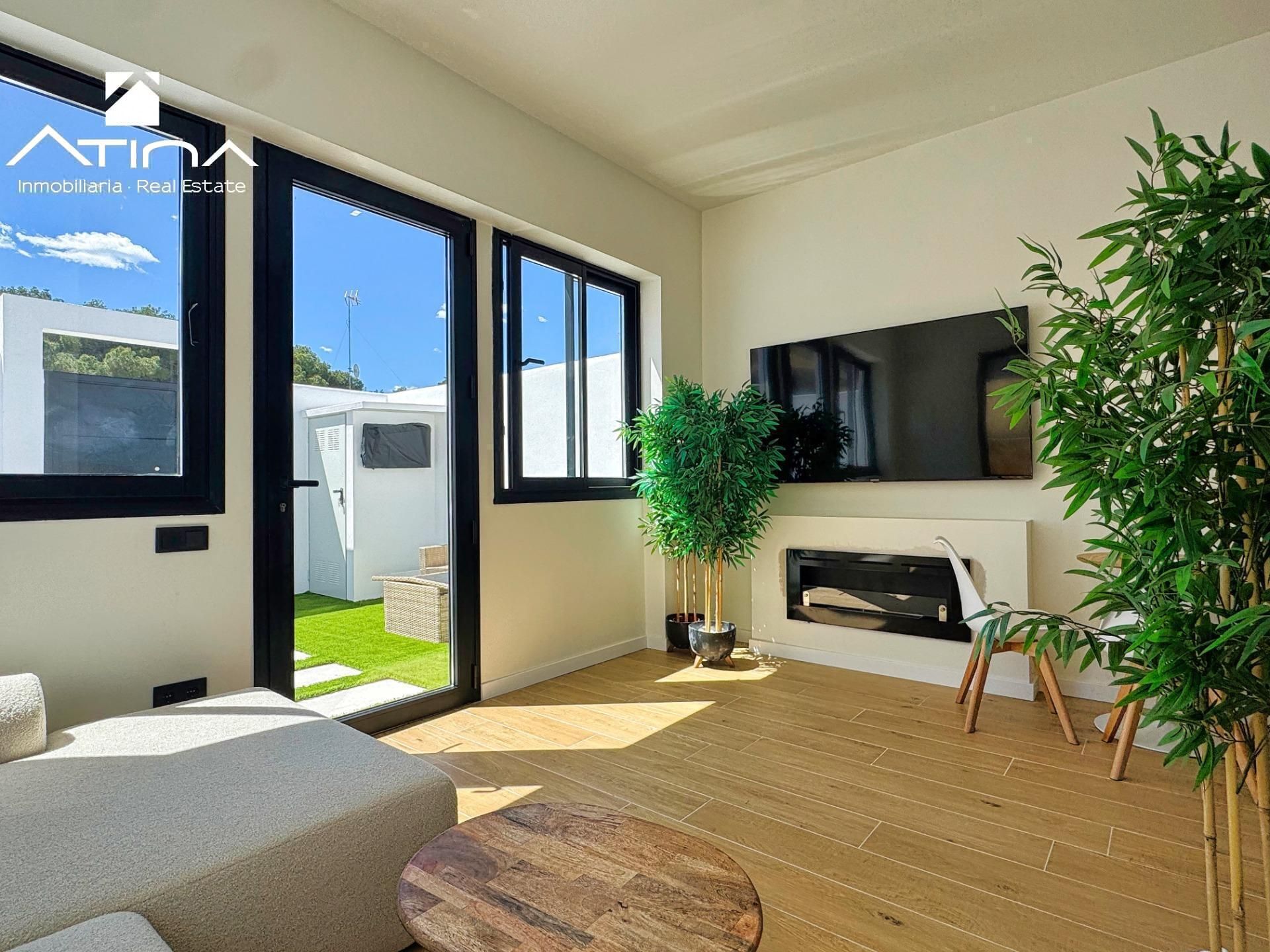 Living room of Single-family semi-detached for sale in Jávea / Xàbia  with Private garden, Swimming Pool and Furnished