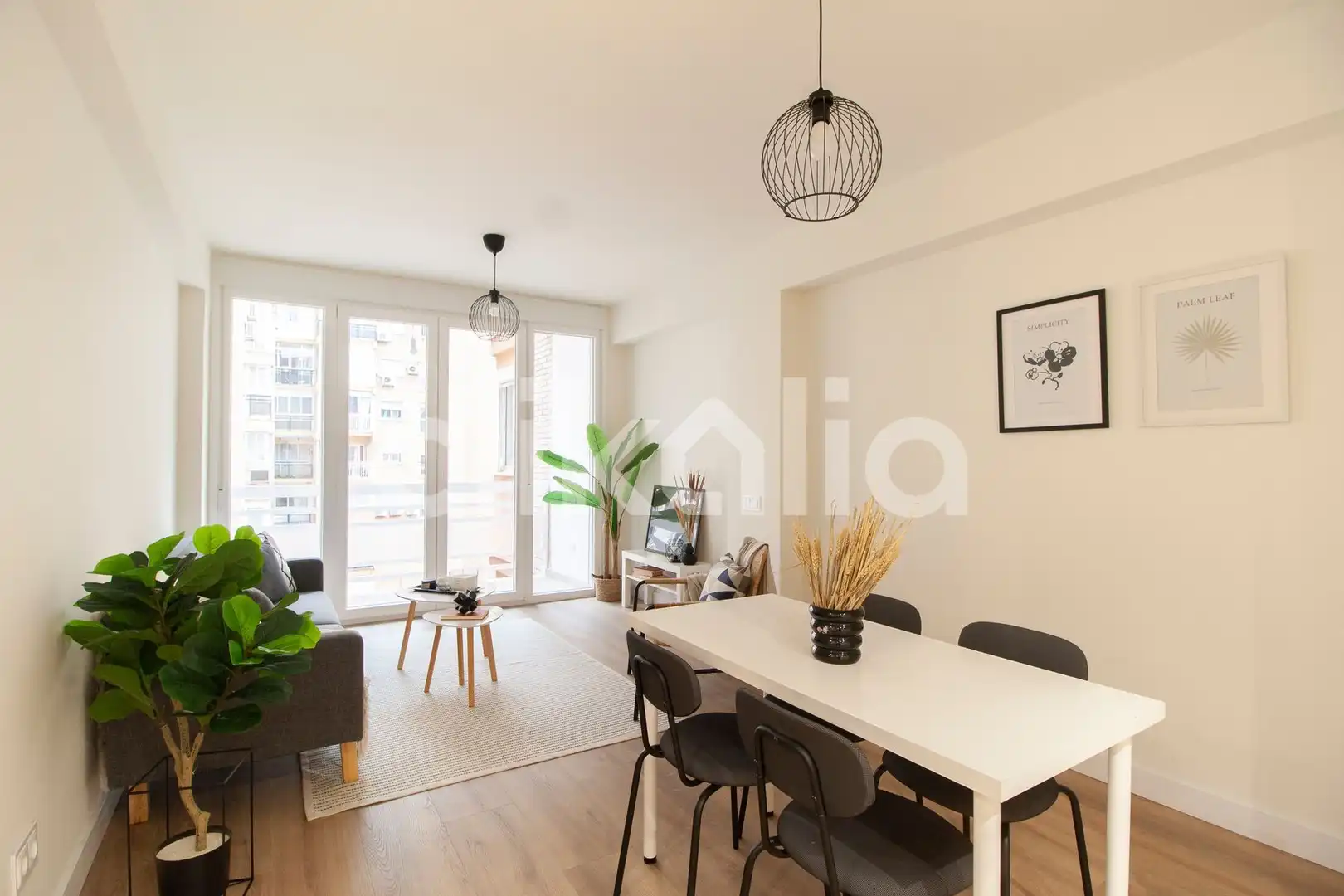 Wohnzimmer von Wohnung zum Verkauf in Málaga mit Klimaanlage, Terrasse und Balkon