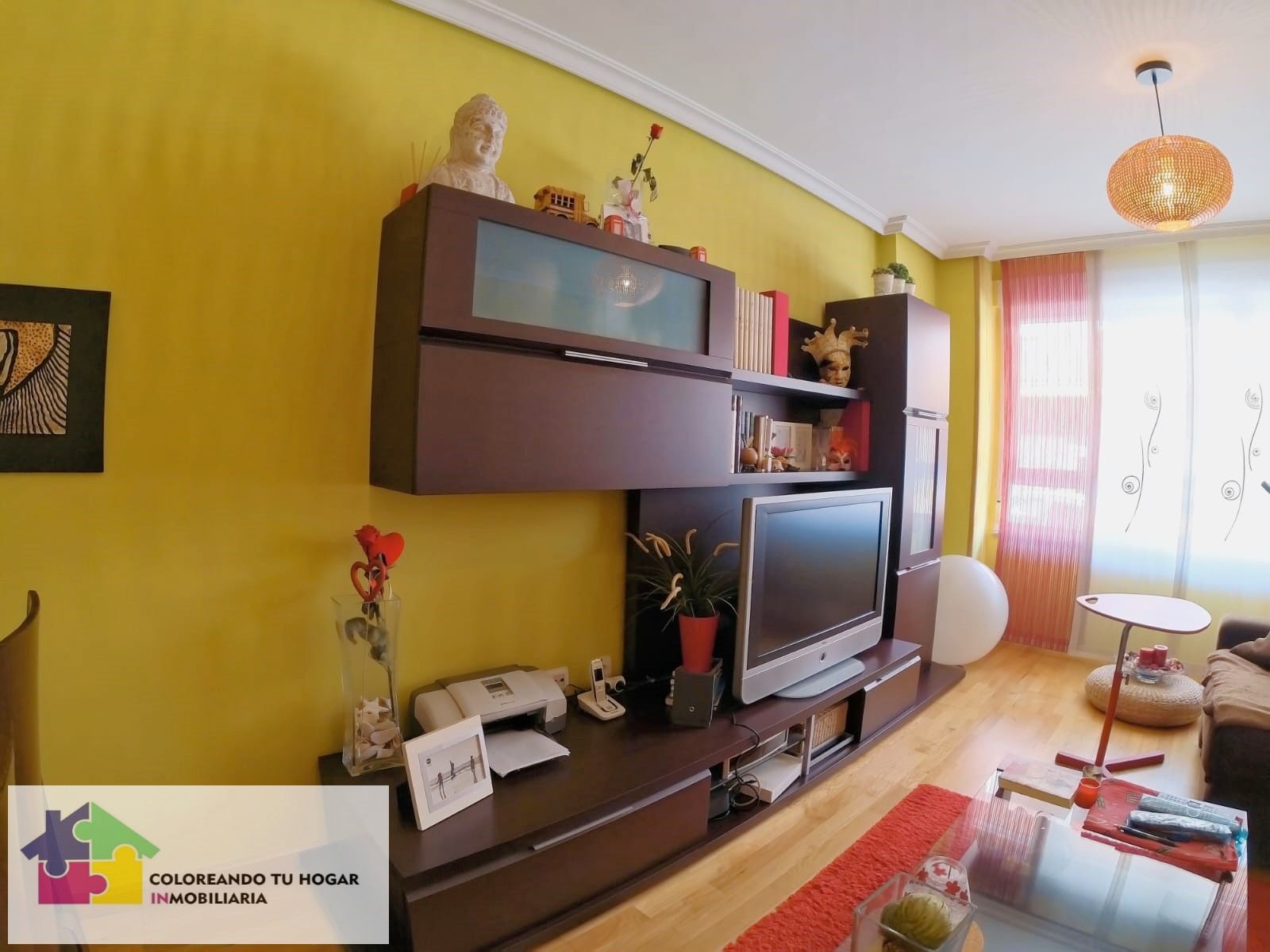 Living room of Flat for sale in Villaquilambre  with Heating, Parquet flooring and Terrace