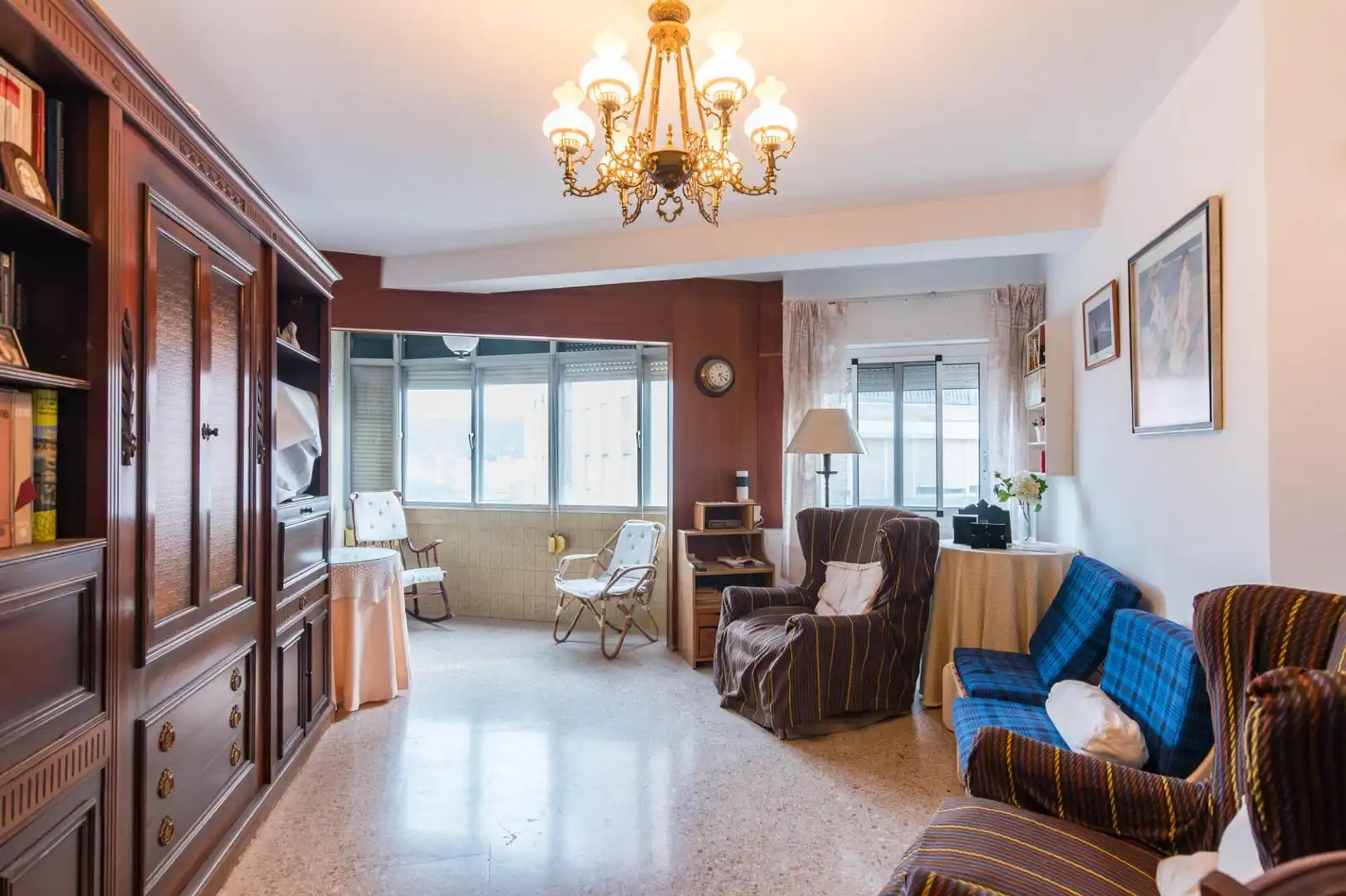 Living room of Flat for sale in Murcia  with Storage room and Balcony