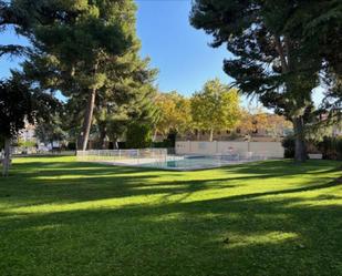 Swimming pool of House or chalet for sale in  Zaragoza Capital  with Terrace and Swimming Pool