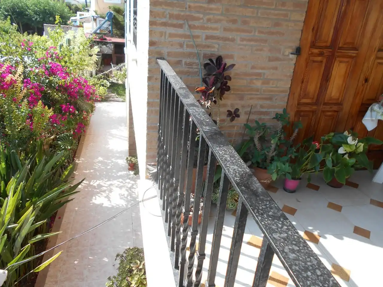 Balcony of Houses for sale in Burriana / Borriana  with Air Conditioner, Private garden and Terrace