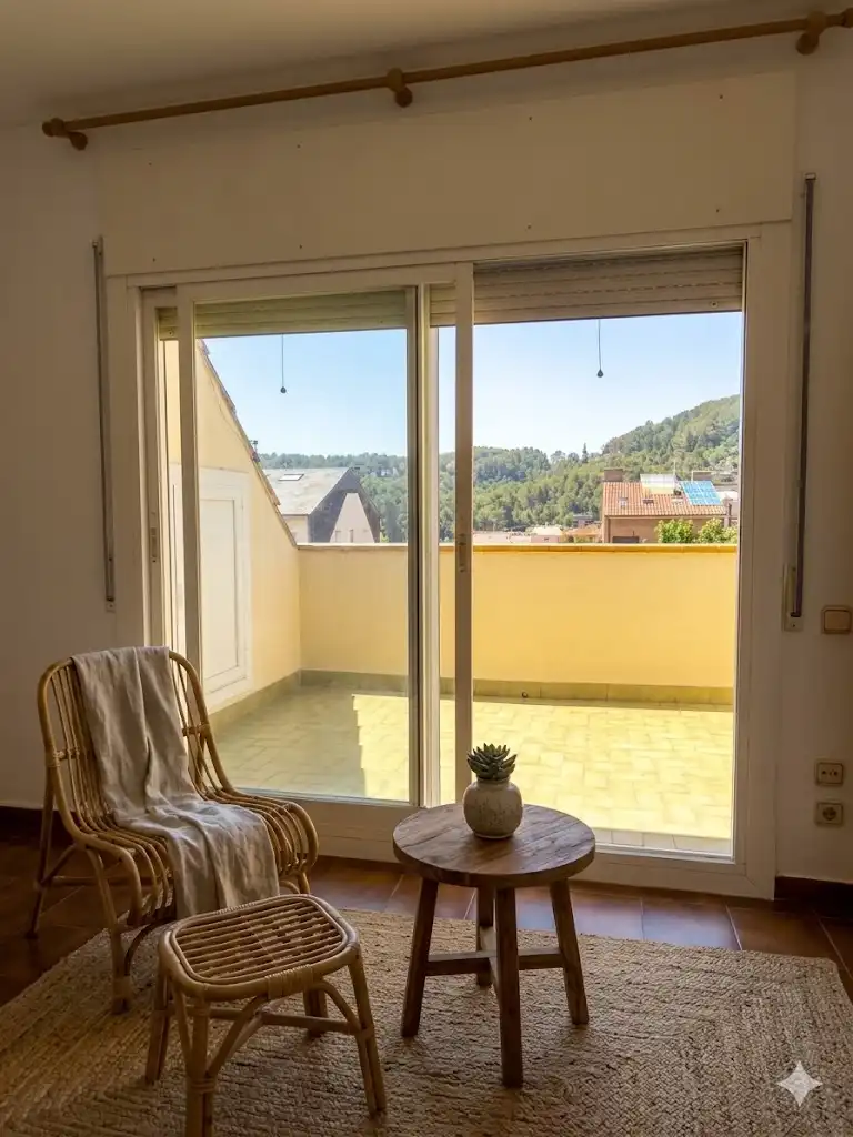 Terraza de Casa adosada en venta en La Palma de Cervelló con Aire acondicionado, Calefacción y Terraza