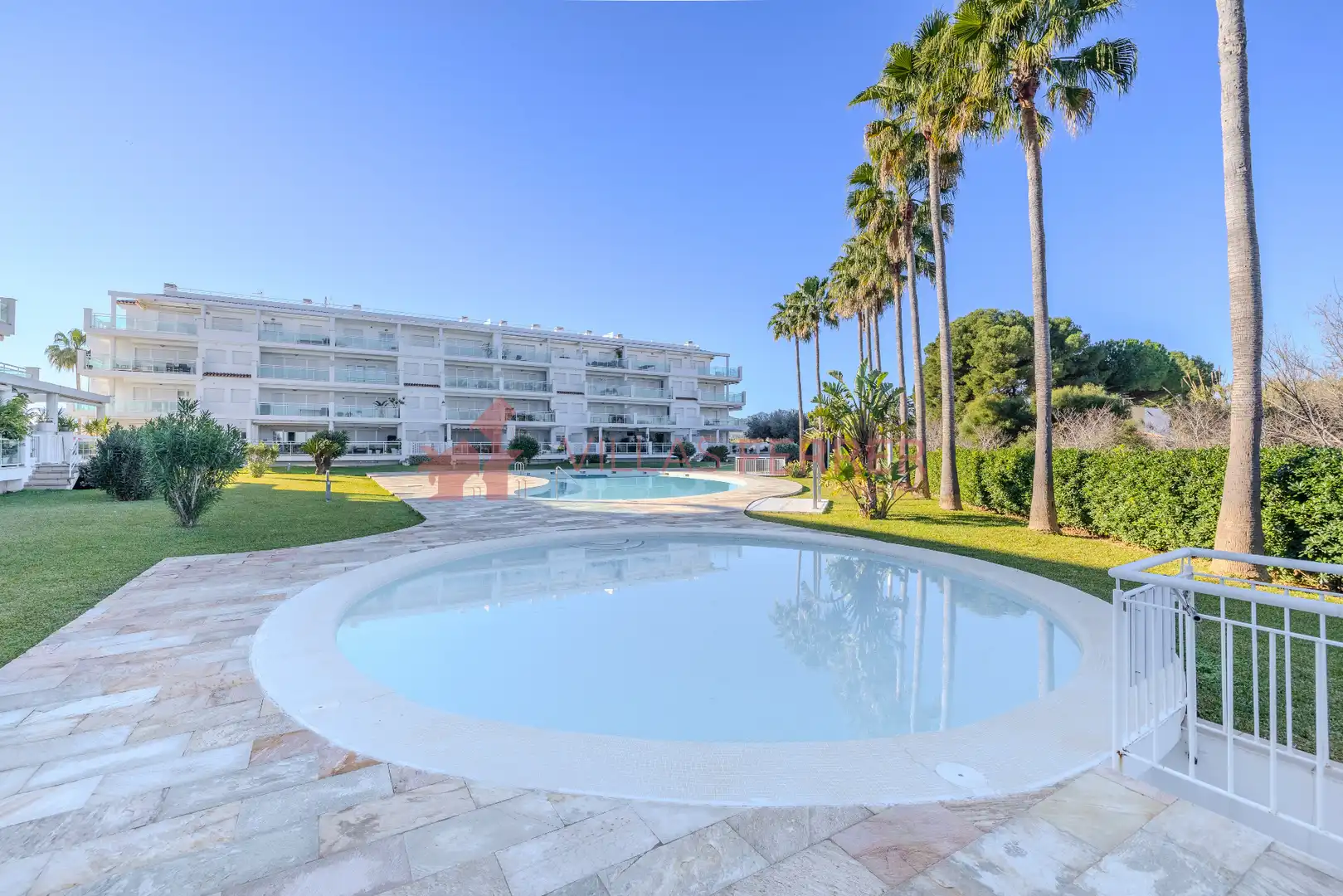 Swimming pool of Flat for sale in Dénia  with Air Conditioner, Terrace and Furnished