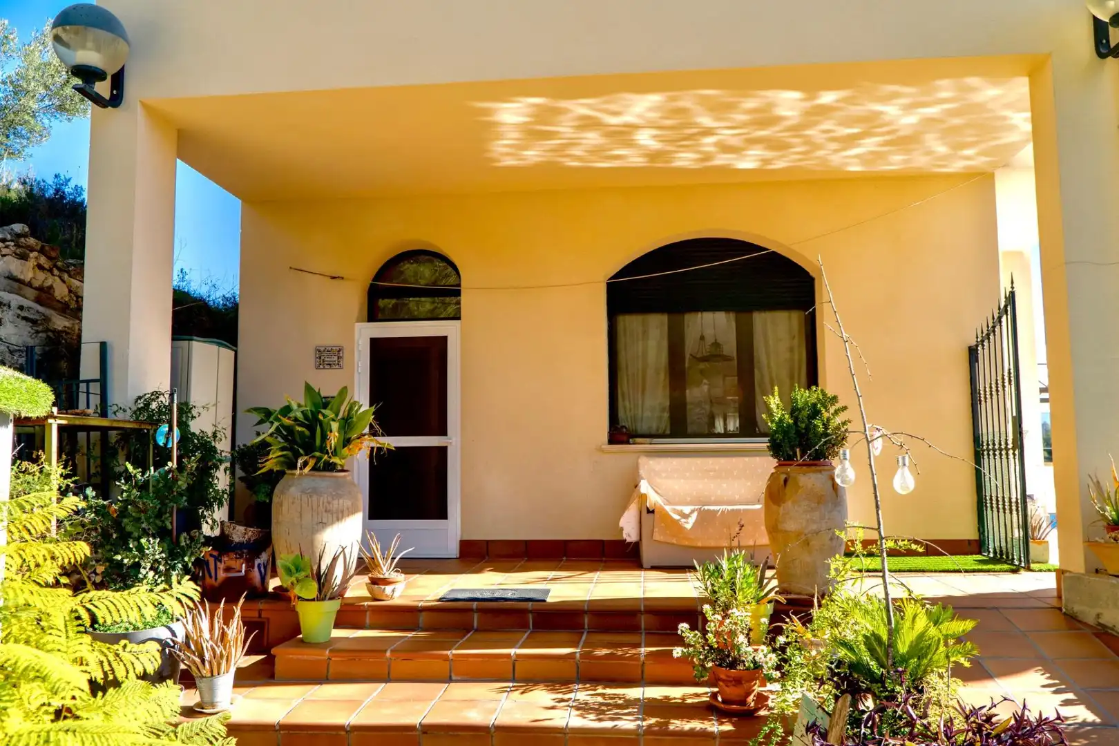 Terrassa de Finca rústica en venda en Cocentaina amb Calefacció, Jardí privat i Parquet