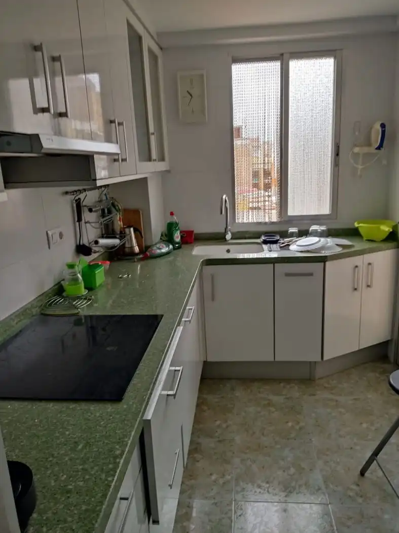 Kitchen of Flat for rent in Castellón de la Plana / Castelló de la Plana  with Terrace and Furnished