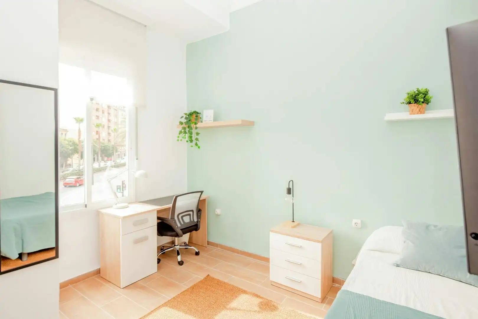 Habitación de Piso para compartir en Valencia con Amueblado, Lavadora y TV