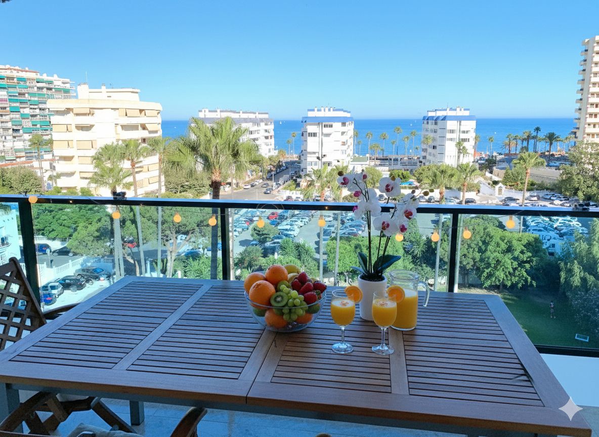 Vista exterior de Apartamento en venta en Benalmádena con Aire acondicionado, Terraza y Piscina