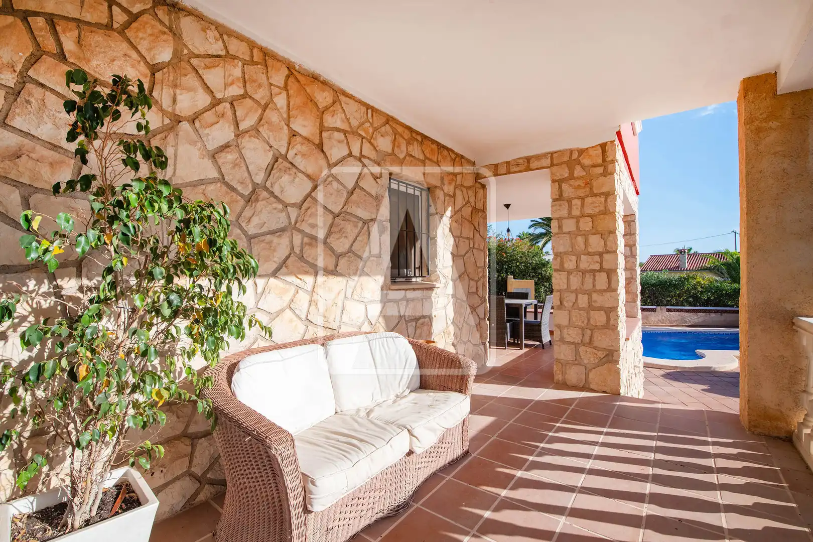 Terrassa de Casa o xalet en venda en Calpe / Calp amb Aire condicionat, Calefacció i Jardí privat