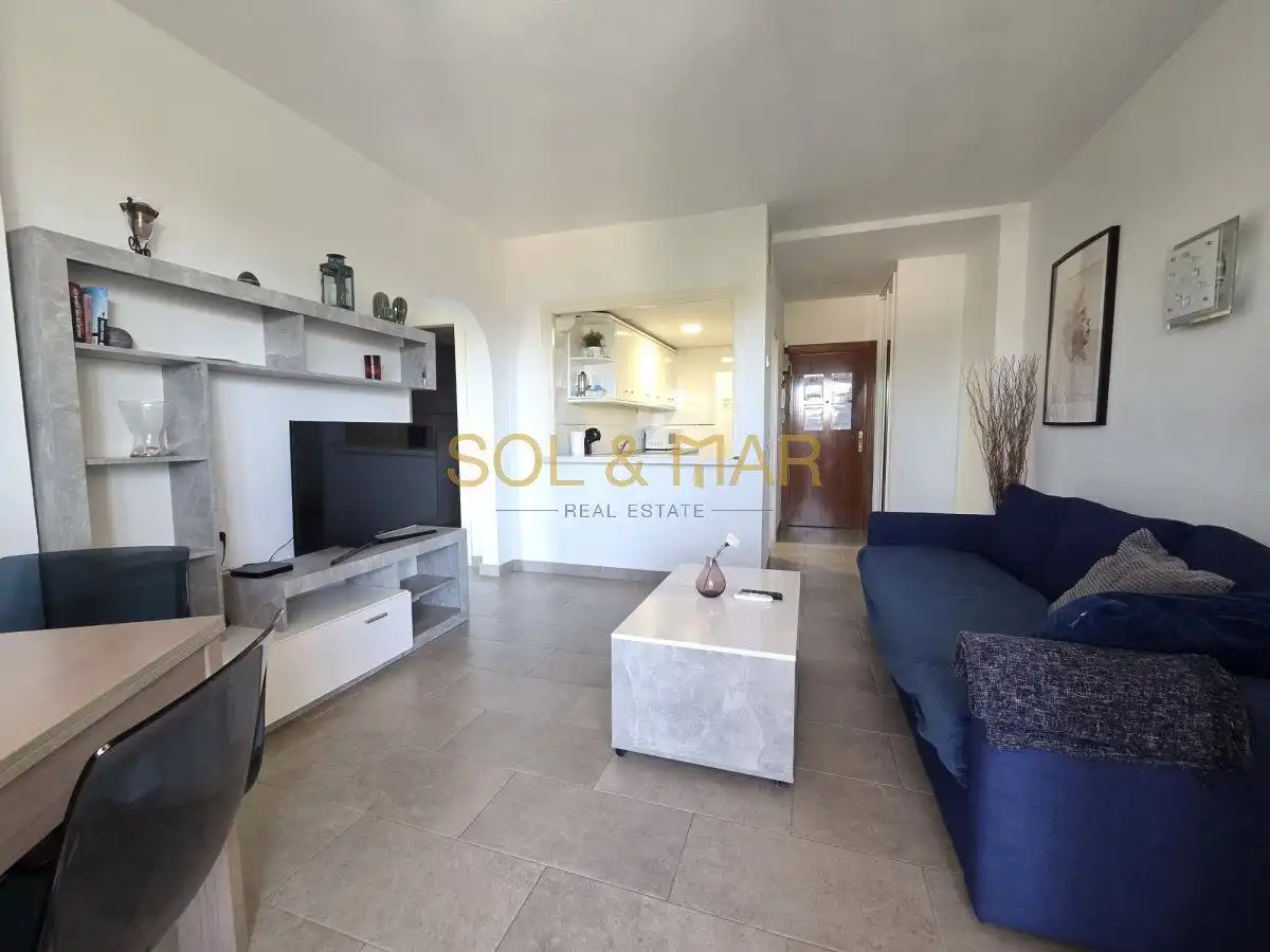 Wohnzimmer von Wohnung zum Verkauf in Torremolinos mit Klimaanlage, Heizung und Terrasse