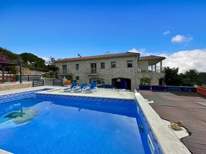 Exterior view of Houses for sale in Vilajuïga  with Air Conditioner, Heating and Terrace