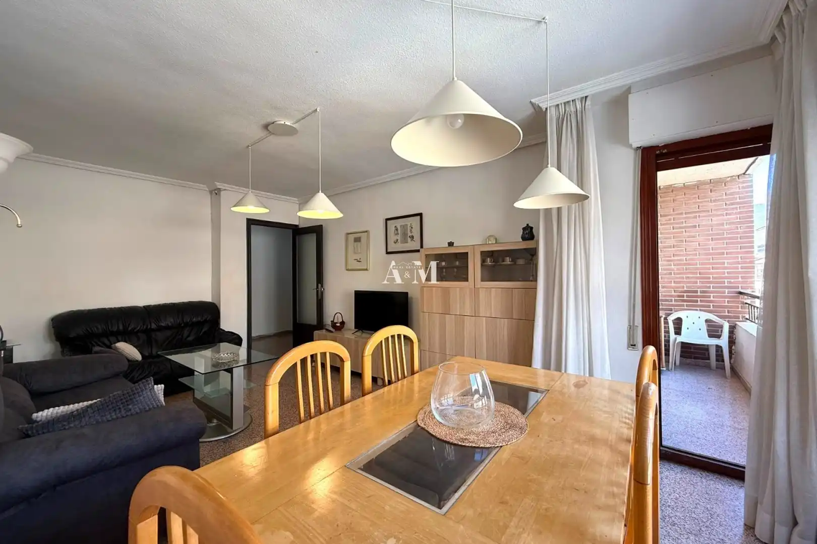 Comedor de Apartamento de alquiler en Almoradí con Calefacción, Terraza y Amueblado