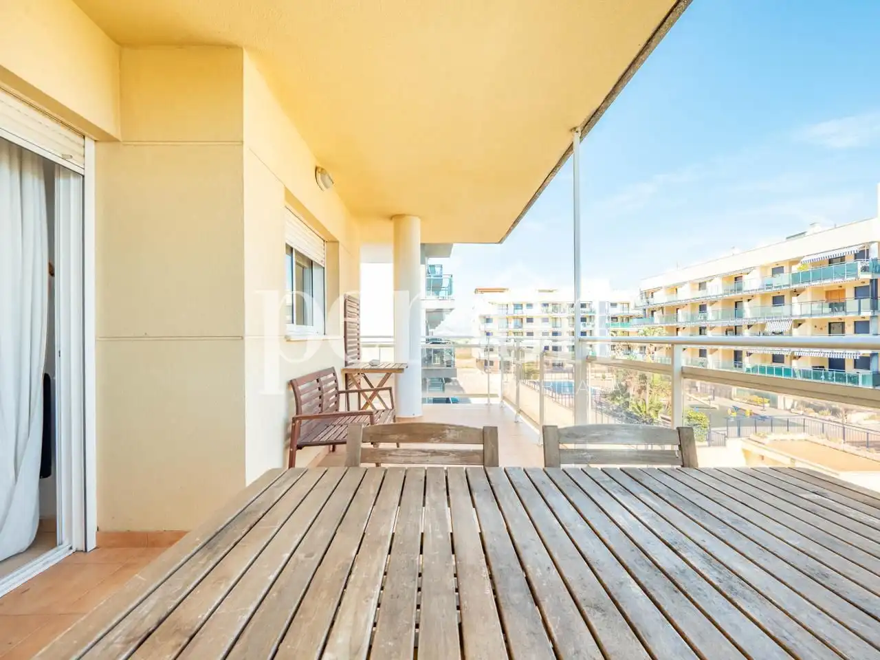 Terrasse von Wohnung zum Verkauf in Moncofa mit Klimaanlage, Heizung und Terrasse