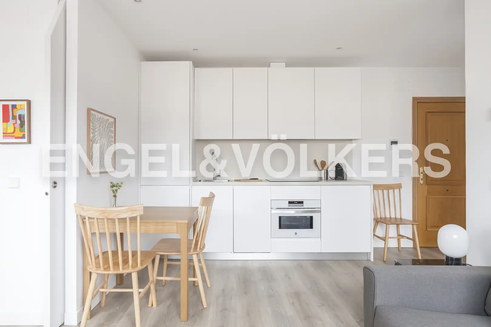 Cocina de Piso de alquiler en Chamartín