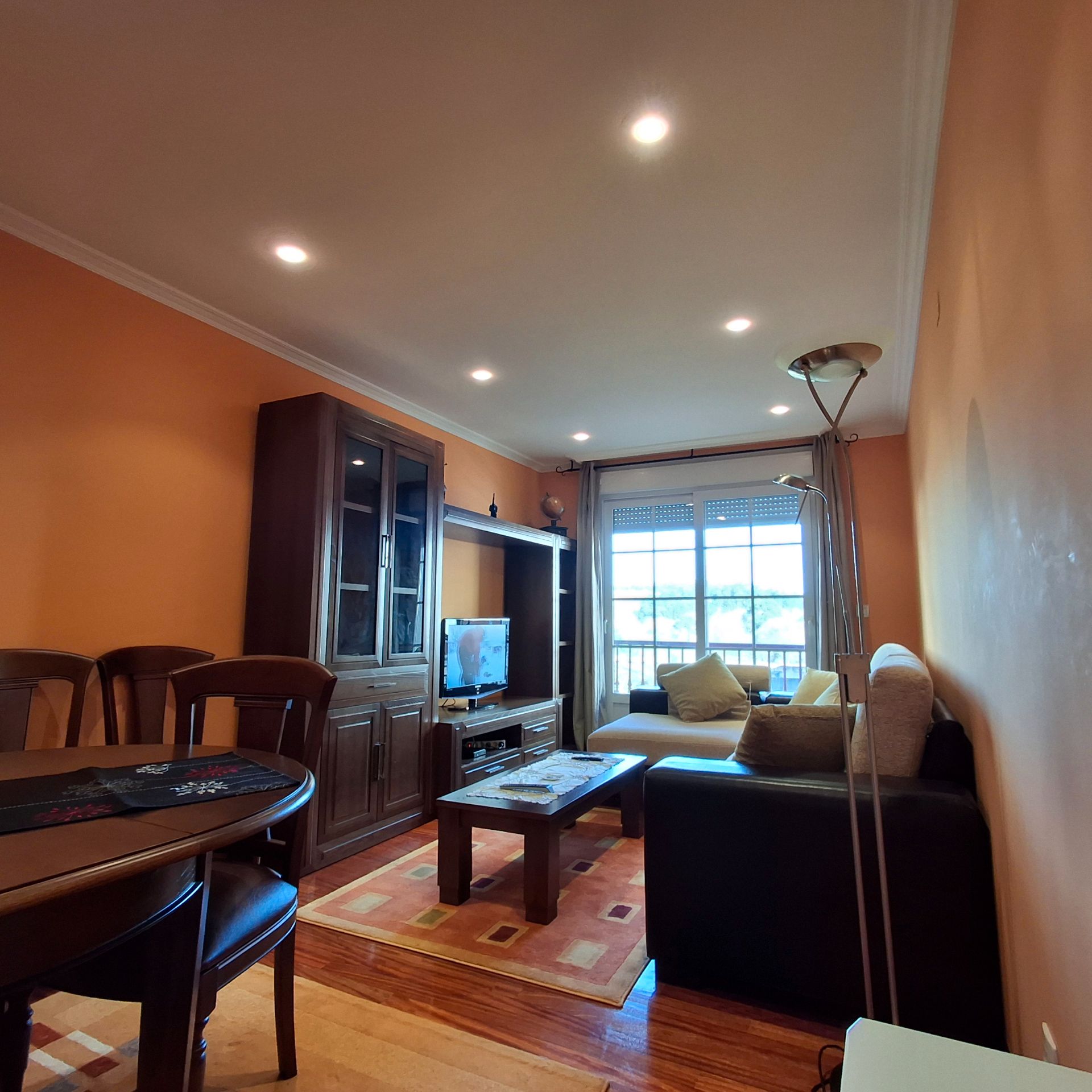 Living room of Flat for sale in Boiro  with Heating, Parquet flooring and Storage room